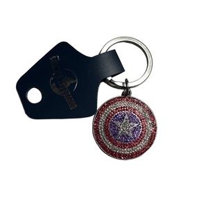 Universal Studios Marvel Captain America Bling Keychain